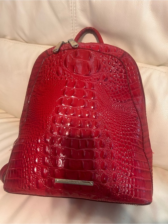 Brahmin Handbags - Brahmin Red Croc-Embossed Mini Backpack